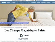 Tablet Screenshot of champ-magnetique-pulse.fr